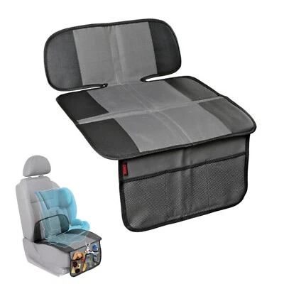 CP Kindersitz Unterlage mit Netztasche Sitzschoner Matte Untersitzschutz fürs Auto