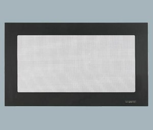 Monessen Clean Screen Rectangular Door In Black For 30 Ruby