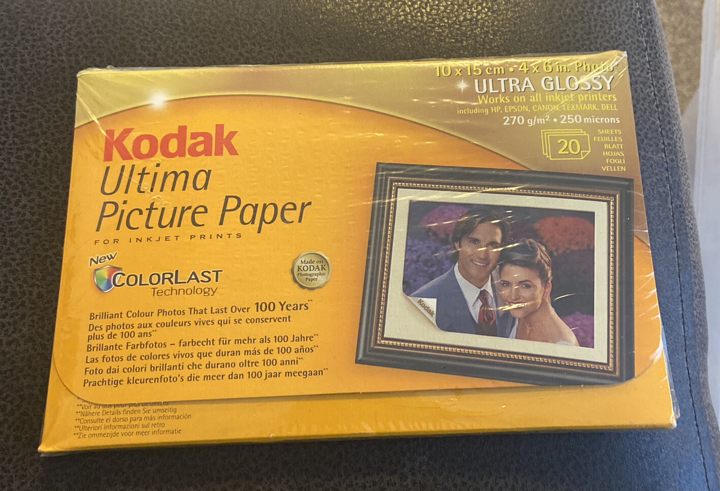 Kodak Ultima Picture Paper Ultra Glossy A4 Inkjet 270g/m 15 Sheets for