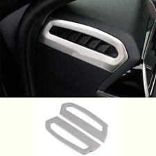 For Toyota Camry 2018-2023 Silver Titanium Dash Side Air Outlet Vent Cover Trim