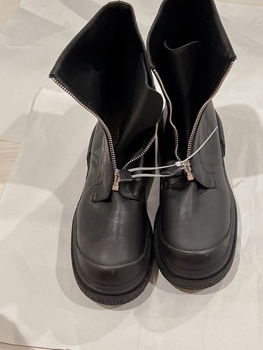 STUART WEITZMAN Charli Zip Sport Women's Black Leather Boots 7.5 - MSRP: $595.00 - Picture 6 of 15