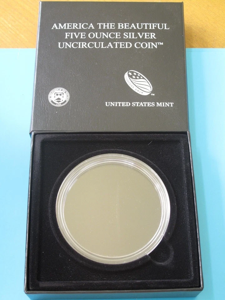 PACKAGING US MINT & COA FOR 2013-P GREAT BASIN 5 Oz. SILVER SPECIMEN NO COINS - Image 2 of 4