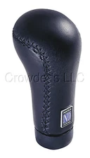 Nardi Shift/Shifter Knob - Prestige - Black Leather New