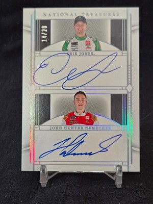 2024 ERIK JONES JOHN HUNTER NEMECHEK SILVER DUAL AUTOS /20 #DA-LMC 
