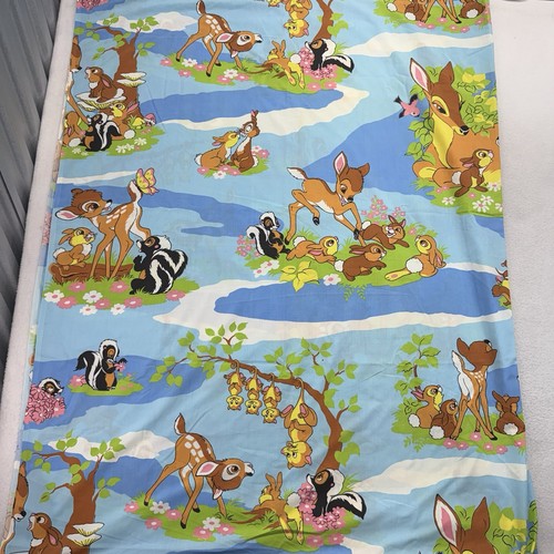Vintage Disney Bambi Twin Sheet