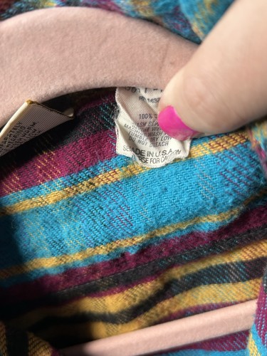 Vintage 90s Flannel Fivebrother Multicolor Small Grunge, Size S, $19 - Photo 4