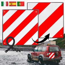 Warntafeln Warnschild Fahrradträger Schild Aluminium Warnschild für Heckträger