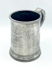 ETON COLLEGE JACK KNIGHT HIGH STREET INNKEEPER PEWTER QUART MUG 1826