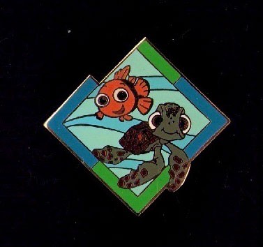 Disney Nemo and Squirt Mickey's Mystery Machine Pixar Collection Pin