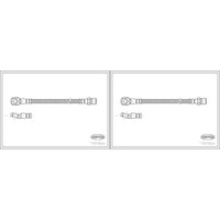 2X Corteco Bremsschlauch BremsschlÄUche 349Mm Vorne Passend FüR MERCEDES-BENZ MB