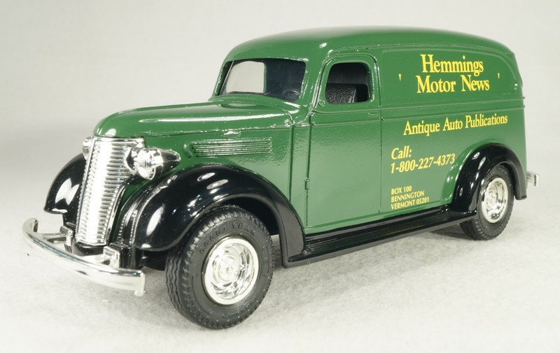 1938 Chevy Panel Truck Bank "Hemmings" by ERTL 1/25 scale
