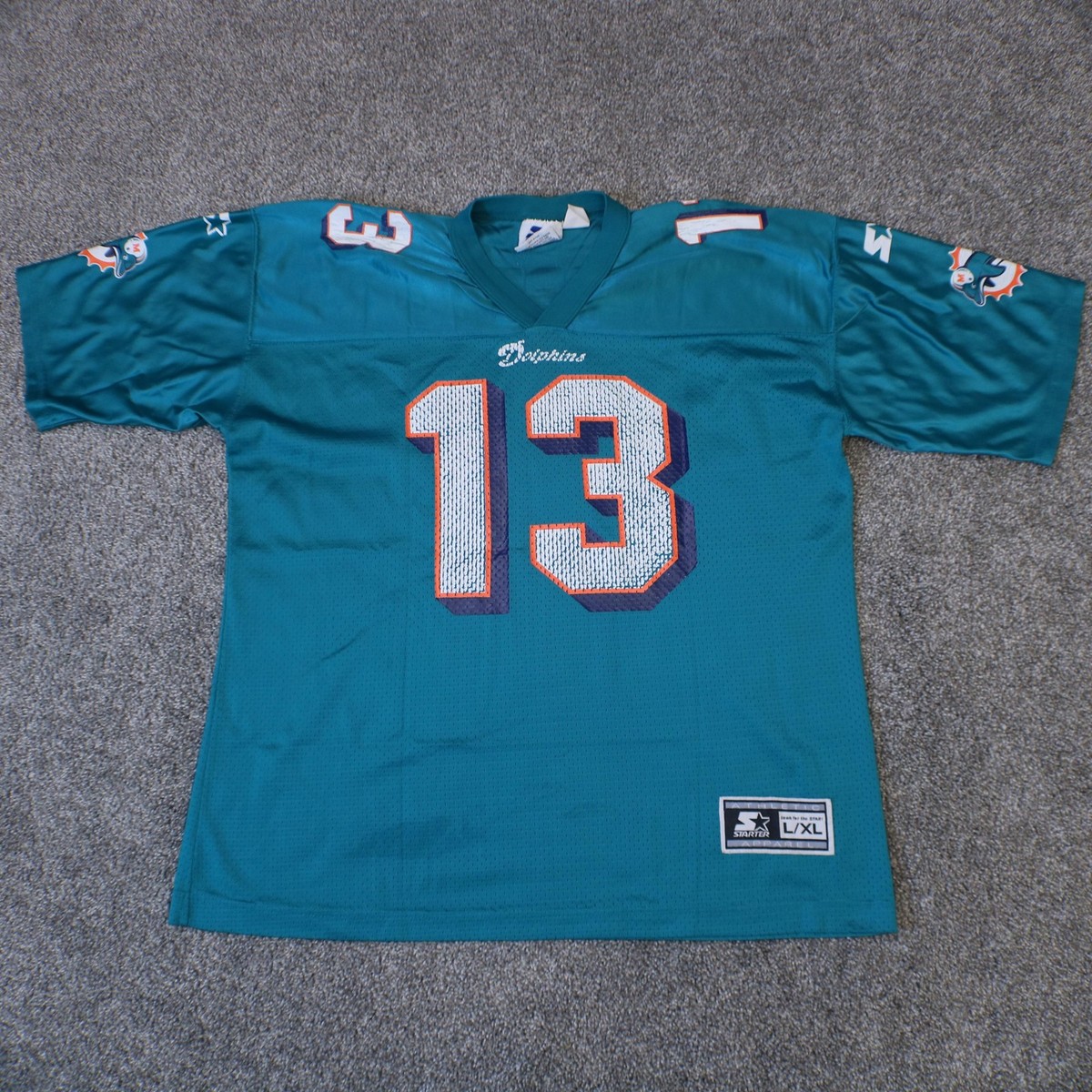 Vintage Miami Dolphins Jersey Mens L/XL NFL Football Dan Marino 13