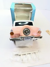 1986 Beetland Thunderbird Pink 1956 T-Bird Car Toilet Paper Roll Holder VintageW