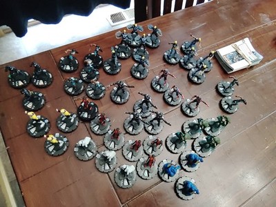 Lot Of 47 Wizkids Marvel With Cards
