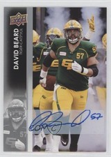 2022 Upper Deck CFL Auto David Beard #137 Auto ex5
