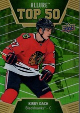 2019-20 Upper Deck Allure Top 50 Green Border #T502 Kirby Dach /50 - HKY