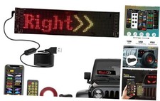 Scrolling LED Sign,23"x5"Devil Eyes Light for Cars,Programmable 23 5IN
