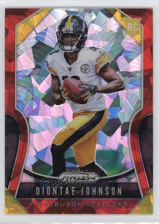 2019 Panini Prizm Rookies Red Ice Prizm Diontae Johnson #352 14li