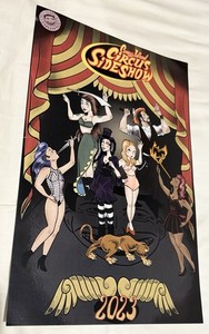 Coney Island 2023 Circus Sideshow 17 X 11” Full Color Poster