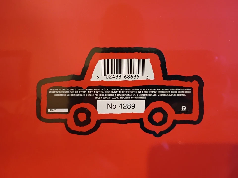 U2: Achtung Baby 30th Anniversary Limited Edition Red/Blue Color Vinyl 2LP NEW - Image 2 of 4