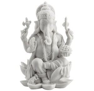 Rare Ganesh (Ganesha) Hindu Elephant God of Success Statue, 7 1/4-inch - Mint