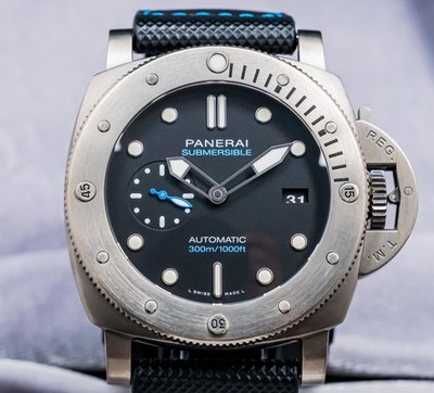 Panerai 1305 Luminor Submersible $11K MSRP 1950 3 Day PAM01305 PAM1305 PAM 01305
