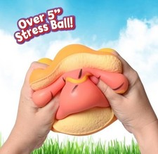 Sunny Days Squish Hot Dog 2-in-1 Squishy Sensory Soft Fun Toy Viral Squeeze