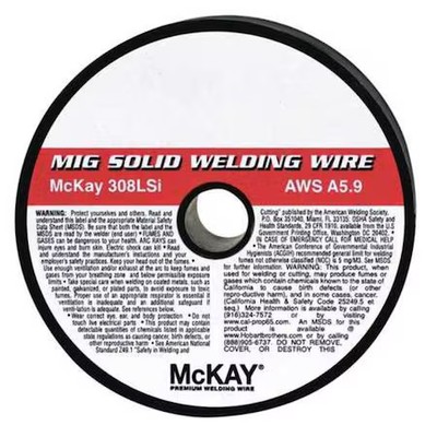 Hobart Filler Metals 33M414 Mig Welding Wire 0.0902'' Dia., Aws Er308lsi, 2 Lb.