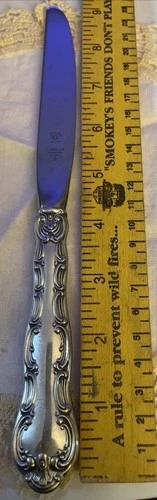 Vintage Gorham Knife Sterling Handle 69 Grams Stainless Blade 9”