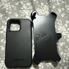 OTTERBOX Black Rugged Plastic Case with Holster Plain Design
