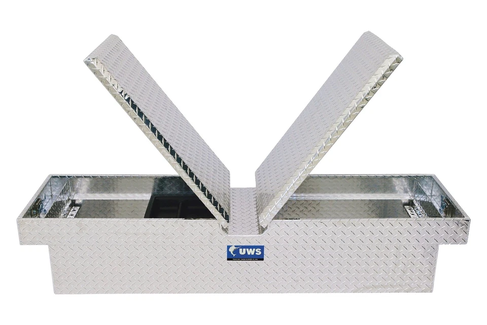 For Chevy S10 94-04 UWS EC10041 Standard Dual Lid Gull Wing Crossover Tool Box Foto 2 de 4