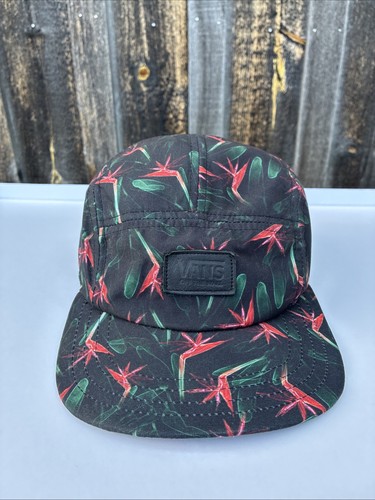 Vans Camp Five Panel Bird Of Paradise Floral Adjustable Hat Cap