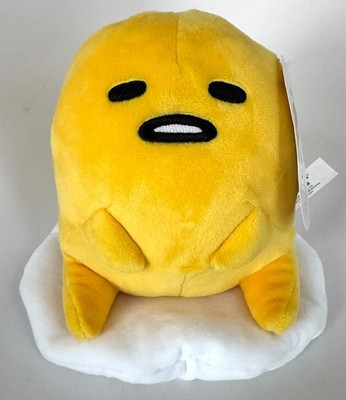 Sanrio Hello Kitty Lazy Egg Gudetama Cuddly Stuffed Plush 8in NWT Meh!