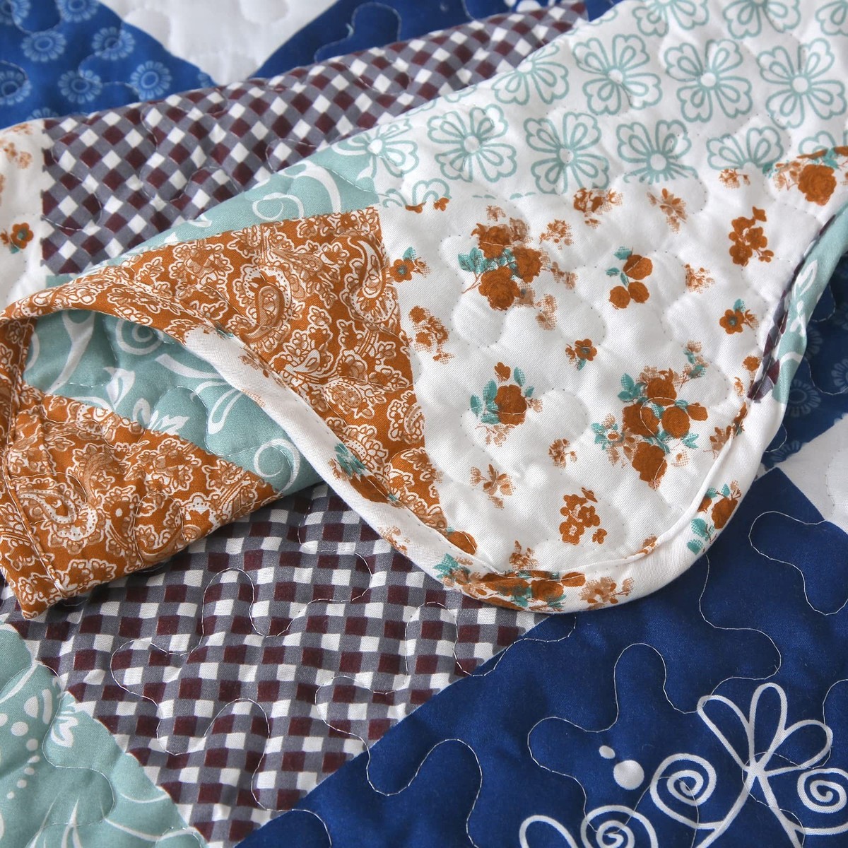 Dinjoy Set Di Biancheria Da Letto Con Copripiumino Viola, Reversibile