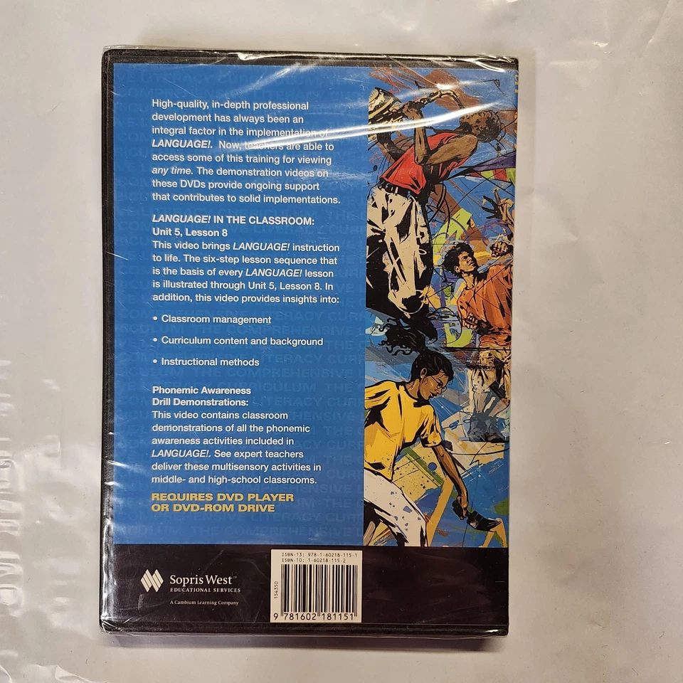 Sopris West Language! E-Reader Book A Instructional Text Selections DVD/CD New - Image 3 of 4