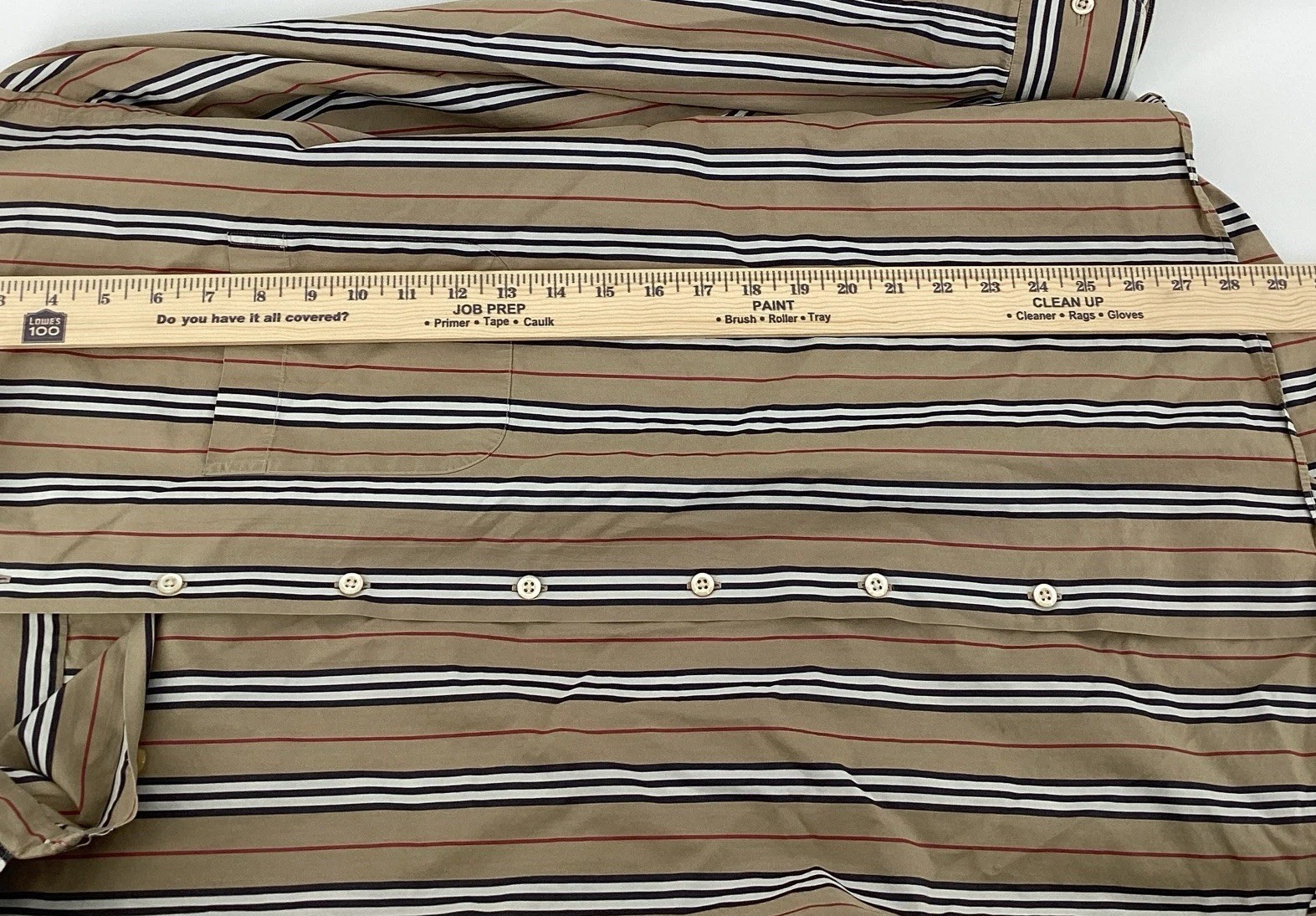 Burberry London Men's Made In USA Icon Stripe  Button Down Long Sleeve Shirt thumbnail 7