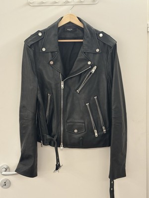 Amiri Lederjacke XMLJ001 Schafsleder Größe L/50 
