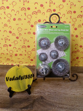 WARRIOR 6 Piece Wire Wheel and Cup Brush Set NEW - Item 62581