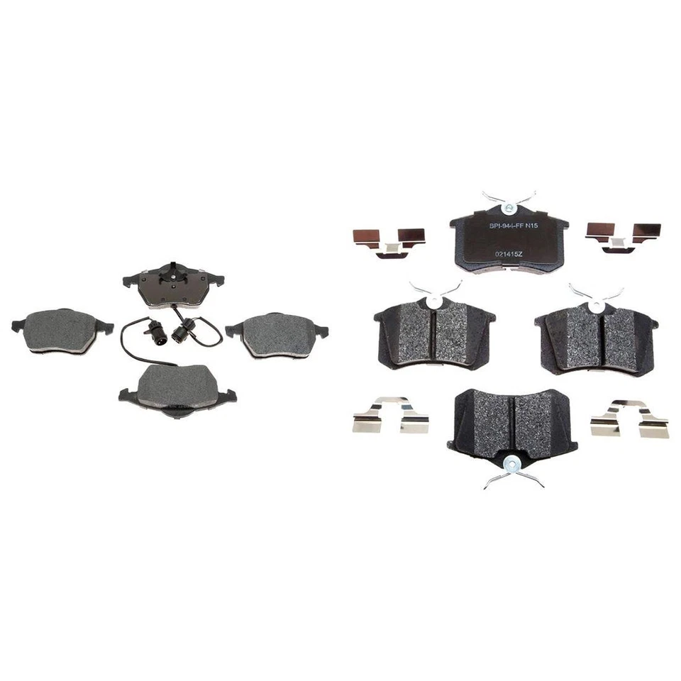 Pastillas de freno metálicas delanteras y traseras R-Line 1999 para Audi A6 Quattro - Raybestos Foto 4 de 4