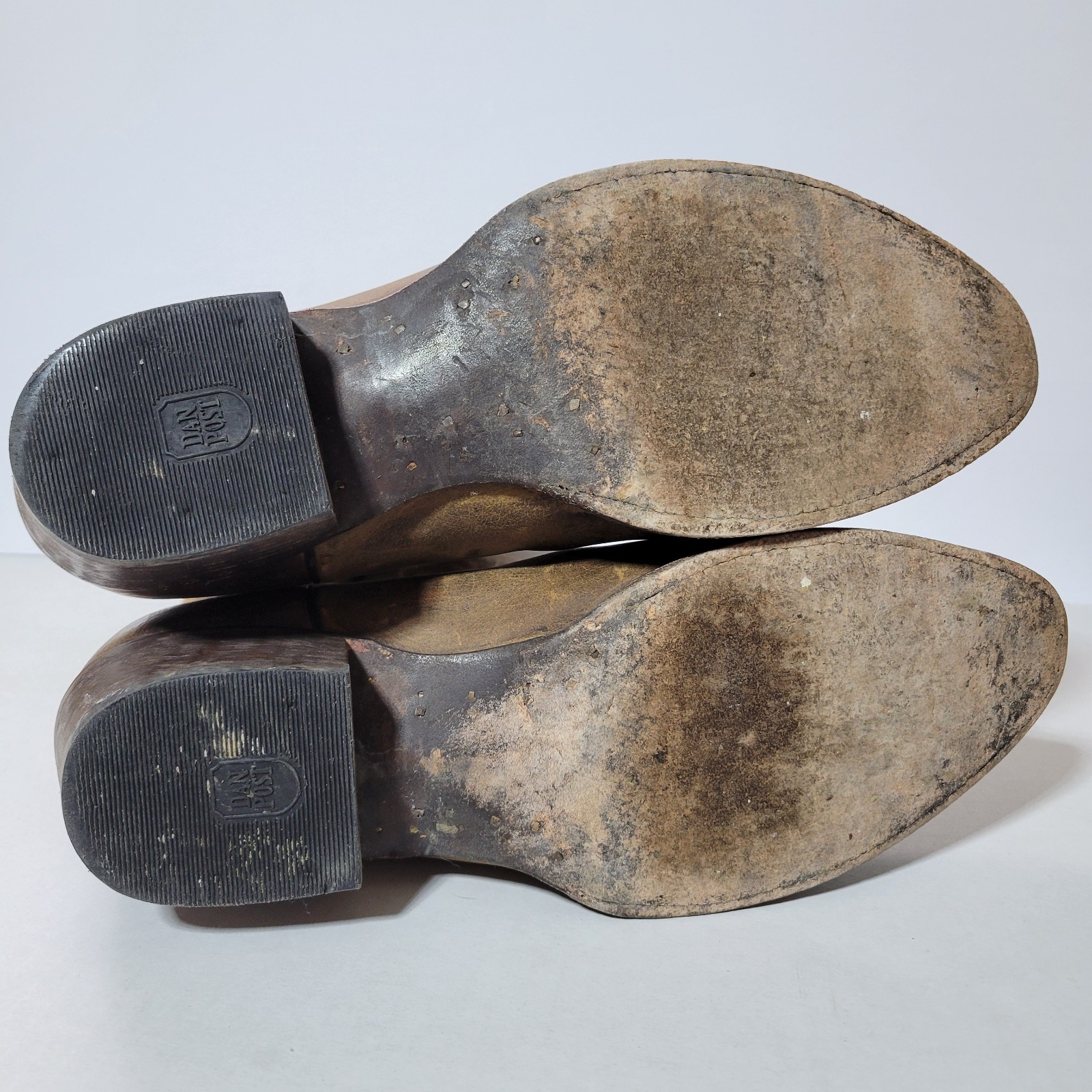 Dan Post Renegade Western cowboy boots brown embo… - image 7