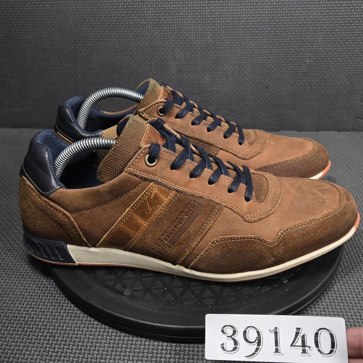 BULL BOXER Men\'s Canvas Derby Shoes in Beige SZ 10 bullboxer shoes products for sale | eBay main image 4