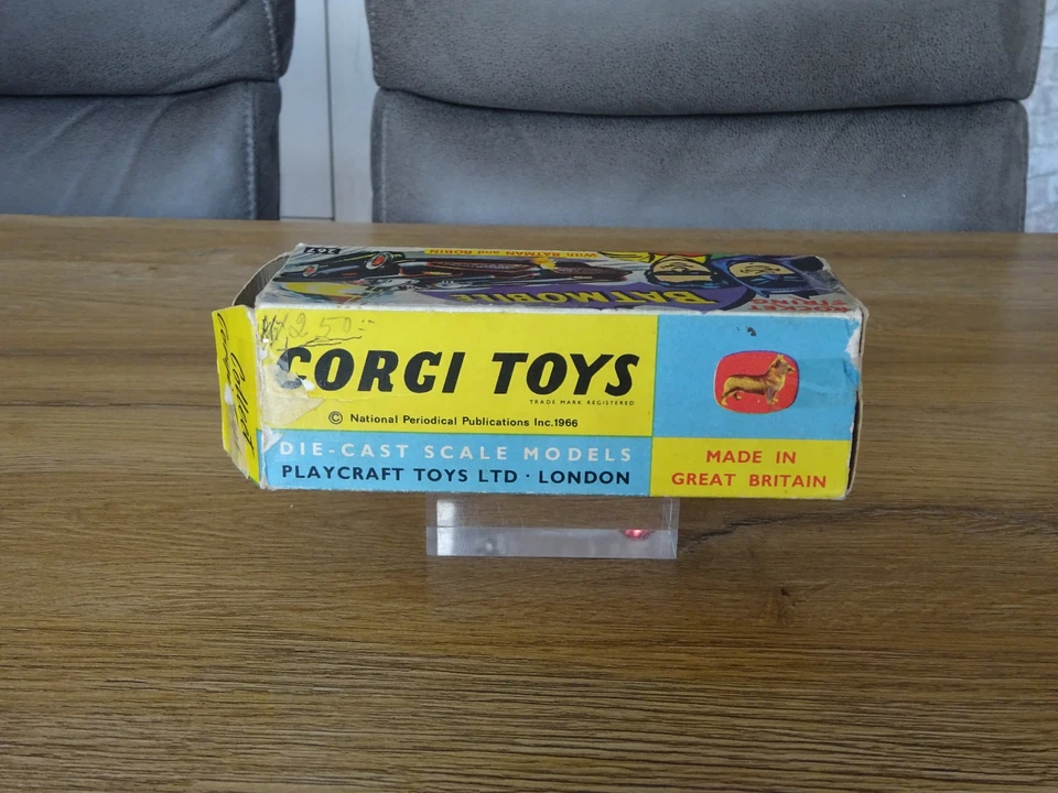 Corgi 267 Batmobile Zubehör 'Aussenschachtel' only 60er Jahre Rarität - Bild 4 von 4