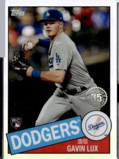 2020 Topps Chrome #85TC-5 Gavin Lux 1985 Topps Baseball