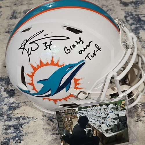 Ricky Williams Miami Dolphins Signed Full Size Helmet Autographed
