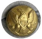 Civil War Eagle Shield General Service Coat Button RMDC Scovill MF Co. Waterbury