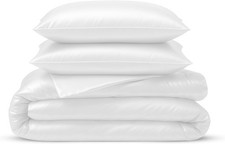 Duvet Cover Set King Size - Viscose Derived from Bamboo Soft, Breathable, Light