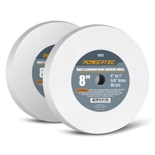 Bench Grinder Wheel 8 Inch 80 Grit White Aluminum Oxide Grinding Wheel For Bench