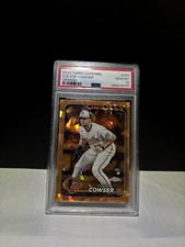 2024 Topps Chrome Sapphire Orange Colton Cowser #257 PSA 10 /25 Orioles RC