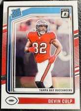 2024 Donruss Optic #226 Devin Culp RC Rated Rookie Base Buccaneers