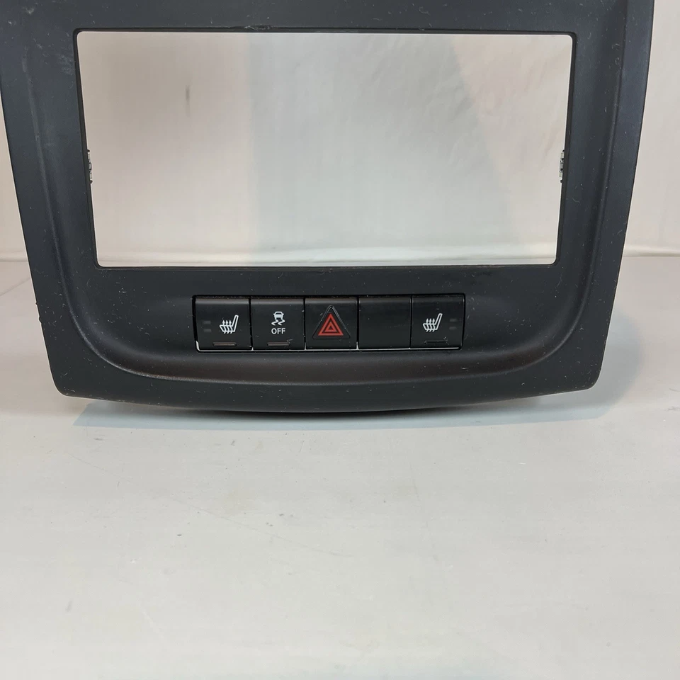 Moldura de rádio 2011-2014 Dodge Avenger painel central acabamento com painel superior e interruptores - Imagem 2 de 4